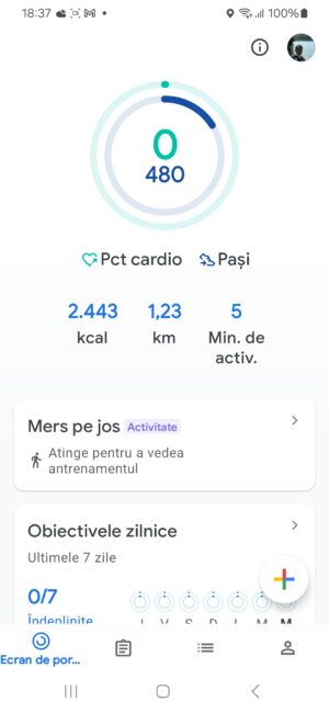 Google Fit - Cea mai bună aplicație de numărat pașii gratis